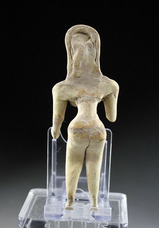 Attractive pottery fertility figure, Indus Valley, 3rd. millenium BC!