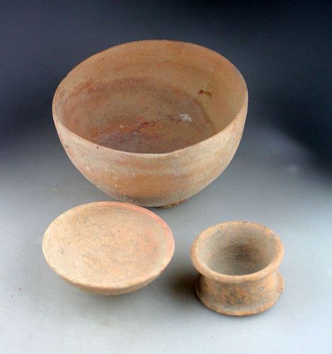 Collection of Roman pottery items, 1st.-3rd. century AD