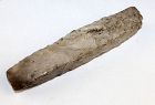 Beautiful broad unpolished Danish Neolithic silex Chisel axe!