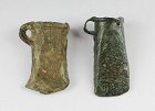 Pair of scarce Swedish bronze celts / axes, bronzeage, 1st. mill. BC
