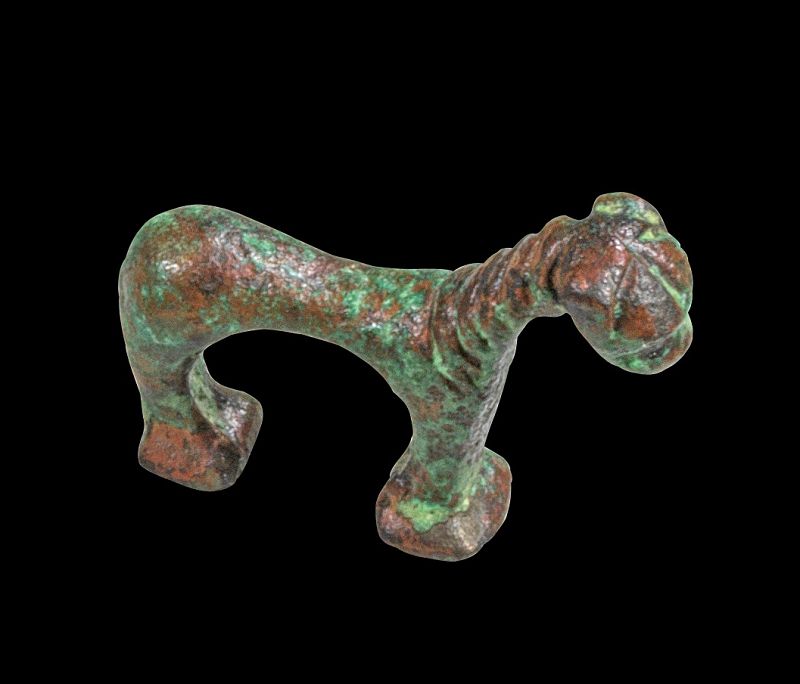 Highly attractive bronze figurine of a Lion, Seljuq, 10th.-11th. cent.