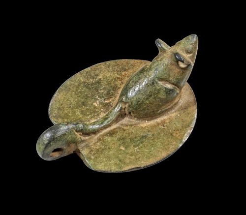 Attractive sculptural bronze with Mouse, Roman 1st.-2nd. cent. AD