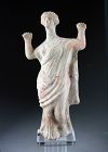 Exceptional terracotta figure of a dancing lady, Greek, ca. 4th. cent.