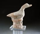 Greek pottery terracotta figure of a Goose, 4th.-3rd. cent. BC