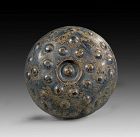 Rare and impressive silver Omphalos bowl, Median 9th.-8th. cent BC