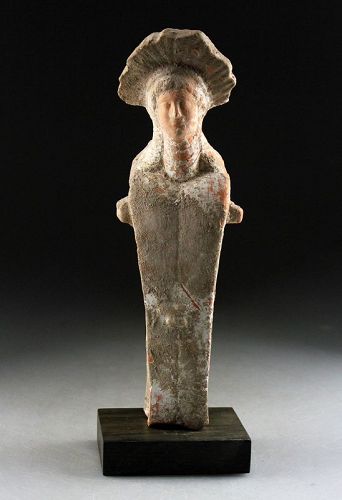 Lovely large Greek Terracotta figure of a Herm 4th-3rd century B.C