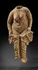 Rare and attractive early style terracotta Aphrodite, Roman 1st. cent.