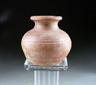Nice Holyland terracotta pottery jar or vase, 1st. millenium BC
