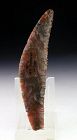 Beautiful Neolithic Sickle w. 'sawtooths' & fantastic patina, 2000 BC
