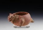 Pre Columbian Zoomorphic pottery Vessel, pre 1000 BC