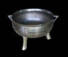 Massive North European bell metal brass Cauldron, mid 18th. cent.