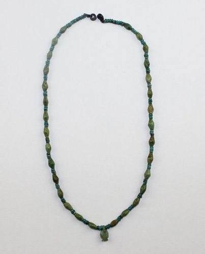 Lovely small Egyptian faiance necklace, c. 1st. millenium BC