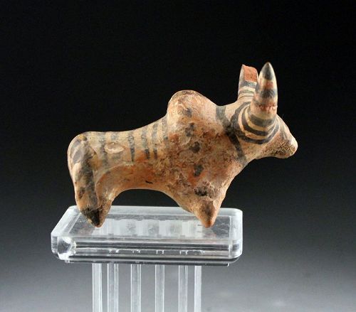 Attractive terracotta pottery Bull, Indus Valley c. 12th - 9th B.C.