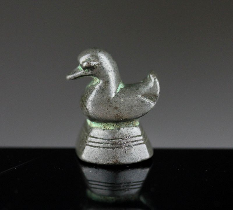 Extremely rare Shan states bronze opium weight of unknown bird!