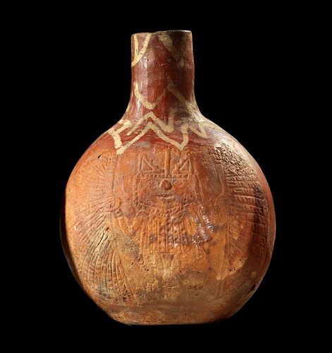 Fine Pre-columbian Moche Chimü pottery vessel w TL test, 850 AD!
