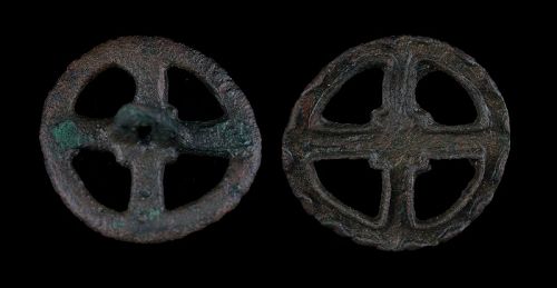 Large bronze openwork Cross seal, Bactrian, 3rd. mill. BC