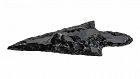 Massive Pre-Columbian ritual obsidian spearpoint, 48 cm. long,