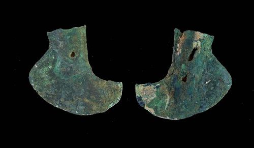 Choice boat-shaped bronze axe, Dong Son Culture c. 300-100 B.C.