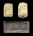 High quality Mesopotamian Marble Cylinder seal, 3300-2900 BC