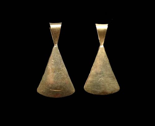 Large gold set of Tweezers, Pre-Columbian, Moche c. 300-600 AD