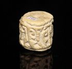 Interesting ancient Limestone seal, Ancient Near East or Pre-columbian