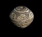 Massive ceramic bead or spindle, Egypt, c. 3rd.-2nd. mill. BC