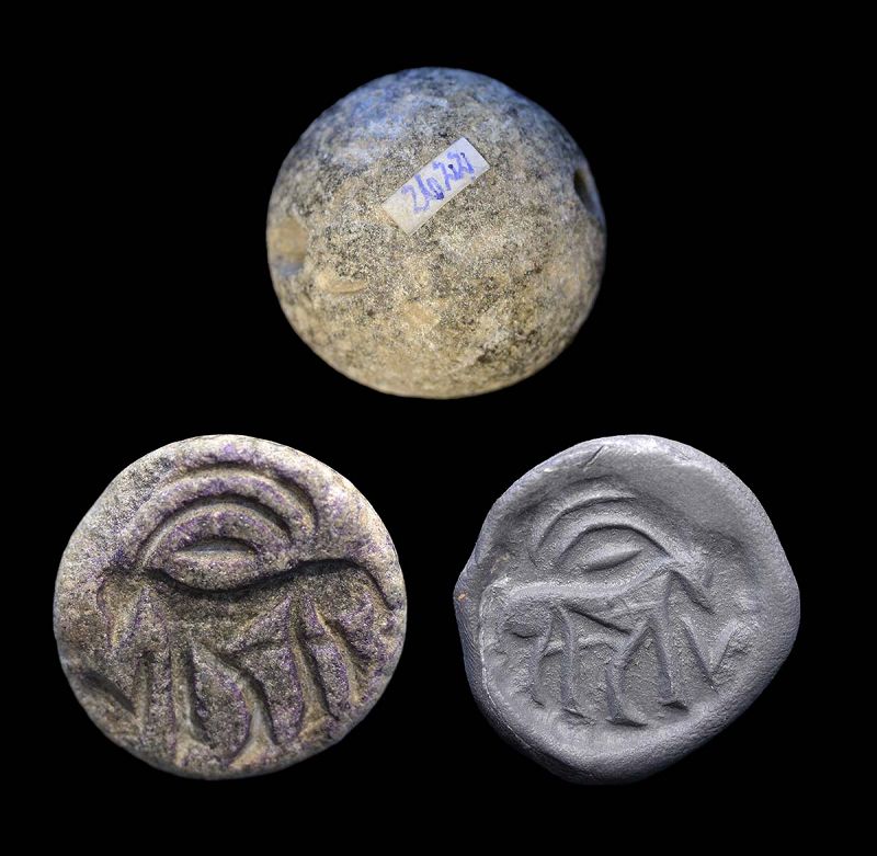 Massive Uruk stone stamp seal, West Mesopotamia, c. 4th.-3rd.mill BC
