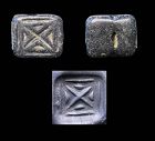 Attractive large Tablet stamp seal, East Anatolian, 3rd.-2nd. mill.BC