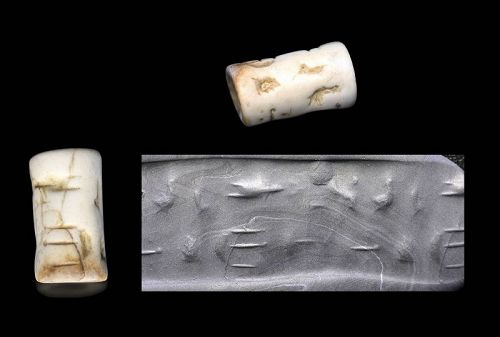 Rare bone seal North-Western Mesopotamia, 3rd/2nd. mill. BC