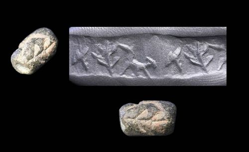 Interesting tiny Anatolian Cylinder seal, 3rd.-2nd. mill. BC