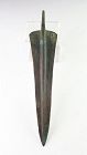 An Ancient Near East Tanged Bronze Dagger, 2nd mill BC