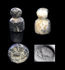 Scarce small stamp seal, Urartu Kingdom, c. 9th.-7th. cent. BC