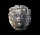 Massive leaded bronze head of Medusa or Gorgoneion, 1st.-3rd. cent. AD