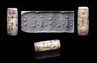Fine Neo-Assyrian period cylinder seal, early 1st. mill. BC