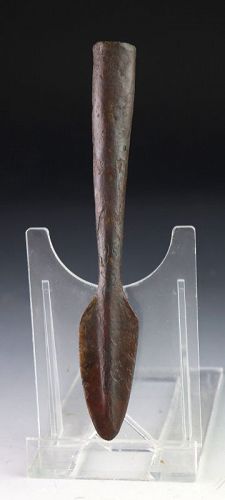 Ancient Near East Socketed Bronze Javelin, 1st mill BC