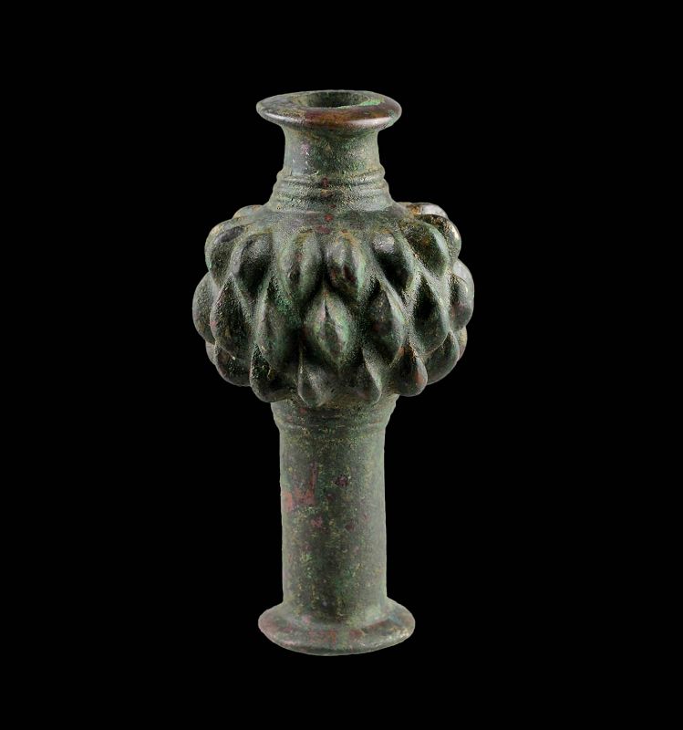 Exceptional massive Luristan bronze mace head, ca. 1200-800 BC