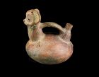 Beautiful Pre-Columbian Vicus pottery stirrup vessel, ca. 100 - 500 AD