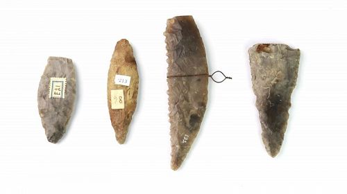 Coll. of Danish Nolithic Daggertime Spears & Sickle, 2200-2000 BC