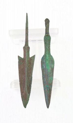 Pair of Achaemenid Bronze Javelins, 1st mill BC