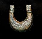 Heavy bronze Crescent pendant, Viking 8th-10th. cent. AD