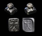Lovely Anatolian stamp seal w Boogey man demon, c. 2nd. mill. BC!