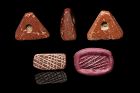 Lovely red jasper stamp seal, Costal Anatolia, 3rd.-2nd. mill. BC