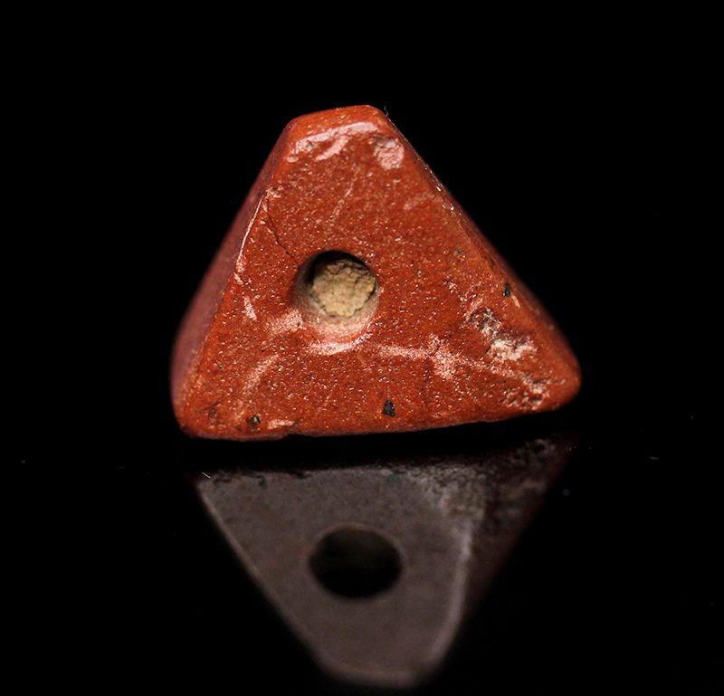 Lovely red jasper stamp seal, Costal Anatolia, 3rd.-2nd. mill. BC