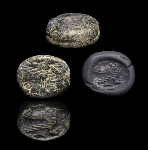 Middle-Assyrian Kingdom scaraboid stone seal, c. 14th.-12th. cent. BC