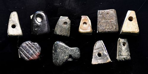 10 interesting amulets and seals, West Mesopotamia, 4th-1st. mill. BC