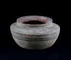 Indus Valley Polychrome Pottery Container,  Nal culture 3rd. mill BC.