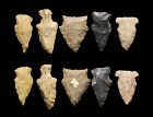 P.F. Wulff collection: Lot of 5 Paleo-Indian silex points, c.10.000 BC