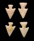 P.F. Wulff collection: 2 superb Indian neolithic hardstone projectiles