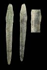 Early decorated bronze dagger, Ancient near East, c. 3rd. cent. BC
