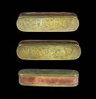 Inscribed Dutch Erotic Brass and Copper Tobacco Box (c. 1730)